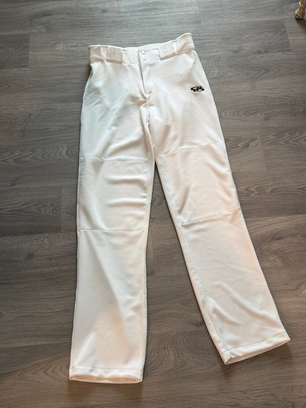 NWT Boombah size 32 men’s white full length baseball pants